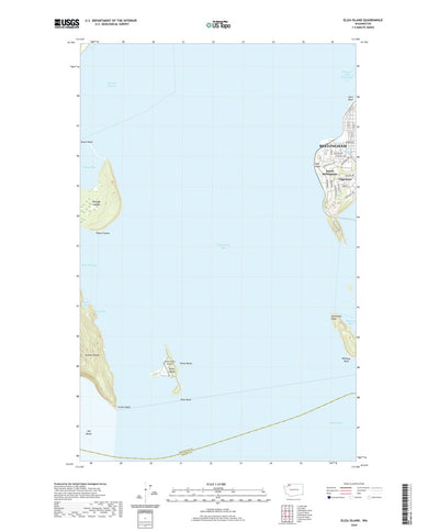 United States Geological Survey Eliza Island, WA (2020, 24000-Scale) digital map