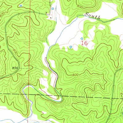 United States Geological Survey Elizabeth, AR (1966, 24000-Scale) digital map