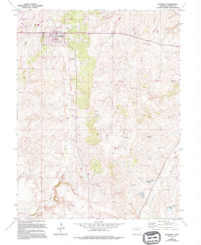 United States Geological Survey Elizabeth, CO (1970, 24000-Scale) digital map
