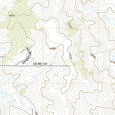 United States Geological Survey Elizabeth, CO (2022, 24000-Scale) digital map