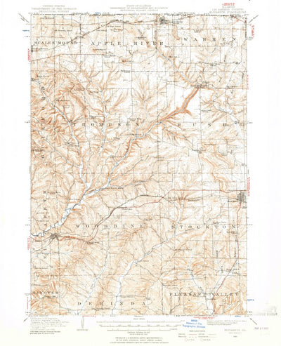 United States Geological Survey Elizabeth, IL (1936, 62500-Scale) digital map