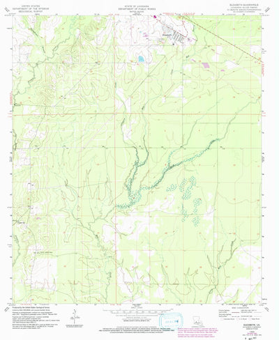 United States Geological Survey Elizabeth, LA (1959, 24000-Scale) digital map