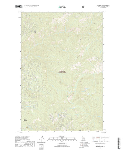 United States Geological Survey Elizabeth Lake, ID (2020, 24000-Scale) digital map