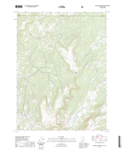 United States Geological Survey Elizabeth Mountain, UT (2023, 24000-Scale) digital map