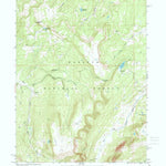 United States Geological Survey Elizabeth Mountain, UT-WY (1967, 24000-Scale) digital map