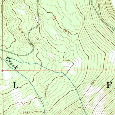 United States Geological Survey Elizabeth Mountain, UT-WY (1967, 24000-Scale) digital map