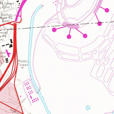 United States Geological Survey Elizabeth, NJ-NY (1967, 24000-Scale) digital map