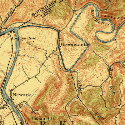 United States Geological Survey Elizabeth, WV (1906, 62500-Scale) digital map