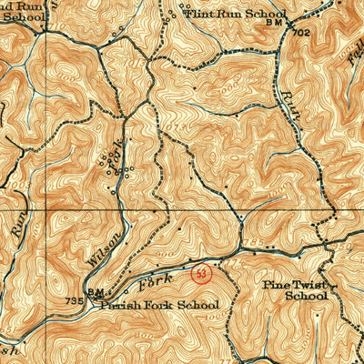 United States Geological Survey Elizabeth, WV (1926, 62500-Scale) digital map