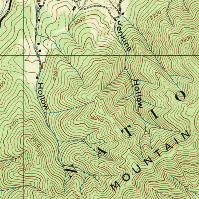 United States Geological Survey Elizabethton, TN (1938, 24000-Scale) digital map