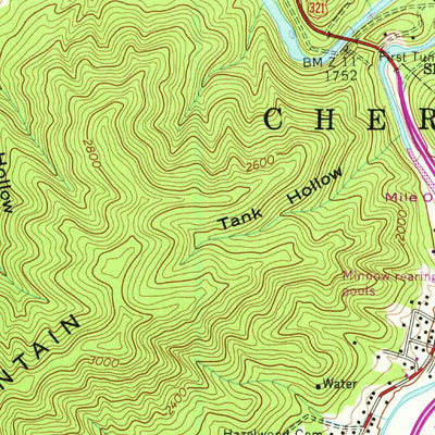 United States Geological Survey Elizabethton, TN (1959, 24000-Scale) digital map