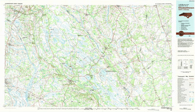 United States Geological Survey Elizabethtown, NC (1982, 100000-Scale) digital map