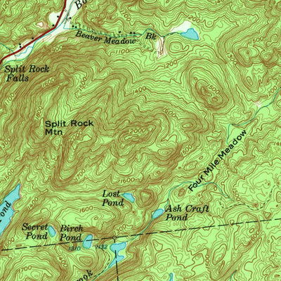 United States Geological Survey Elizabethtown, NY (1955, 62500-Scale) digital map