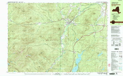 United States Geological Survey Elizabethtown, NY (1978, 25000-Scale) digital map