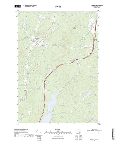 United States Geological Survey Elizabethtown, NY (2023, 24000-Scale) digital map