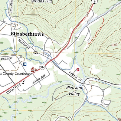 United States Geological Survey Elizabethtown, NY (2023, 24000-Scale) digital map