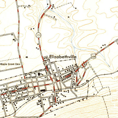 United States Geological Survey Elizabethville, PA (1947, 24000-Scale) digital map