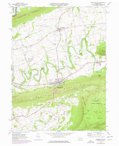 United States Geological Survey Elizabethville, PA (1969, 24000-Scale) digital map