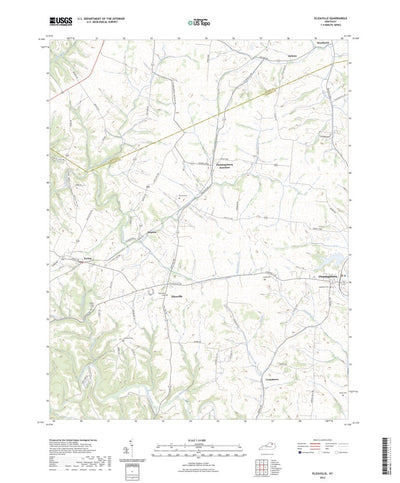 United States Geological Survey Elizaville, KY (2022, 24000-Scale) digital map