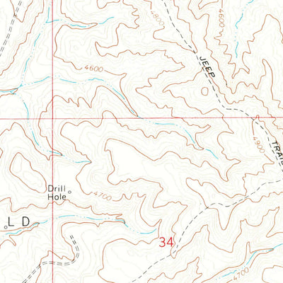 United States Geological Survey Elk Basin NW, WY-MT (1966, 24000-Scale) digital map