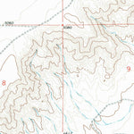 United States Geological Survey Elk Basin SE, WY (1966, 24000-Scale) digital map