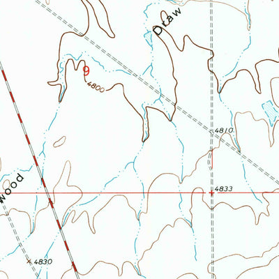 United States Geological Survey Elk Basin, WY-MT (1966, 24000-Scale) digital map