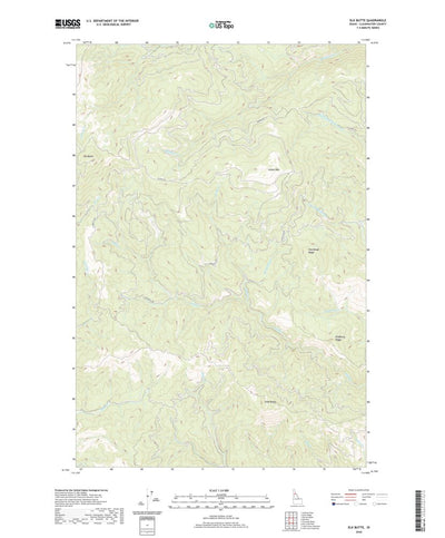 United States Geological Survey Elk Butte, ID (2020, 24000-Scale) digital map