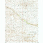 United States Geological Survey Elk Butte, WY (1985, 24000-Scale) digital map