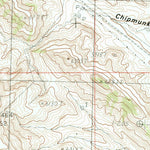 United States Geological Survey Elk Butte, WY (1985, 24000-Scale) digital map