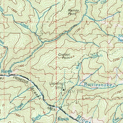 United States Geological Survey Elk City, ID (1981, 100000-Scale) digital map