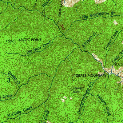 United States Geological Survey Elk City, ID-MT (1960, 250000-Scale) digital map