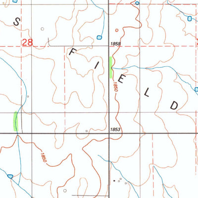 United States Geological Survey Elk City SE, OK (1987, 24000-Scale) digital map