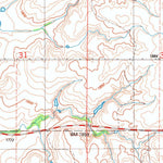 United States Geological Survey Elk City SE, OK (1987, 24000-Scale) digital map