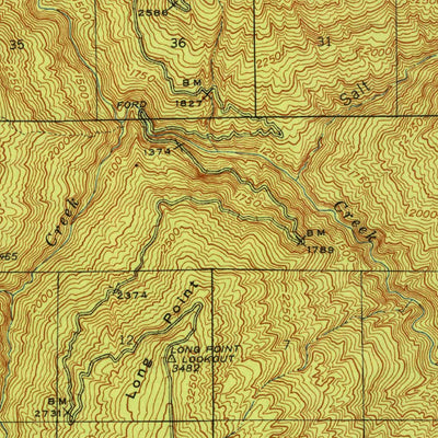 United States Geological Survey Elk Creek, CA (1948, 62500-Scale) digital map