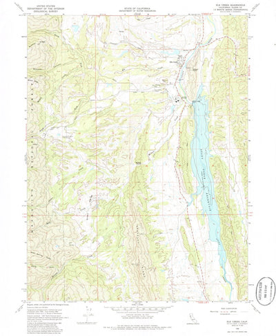 United States Geological Survey Elk Creek, CA (1968, 24000-Scale) digital map