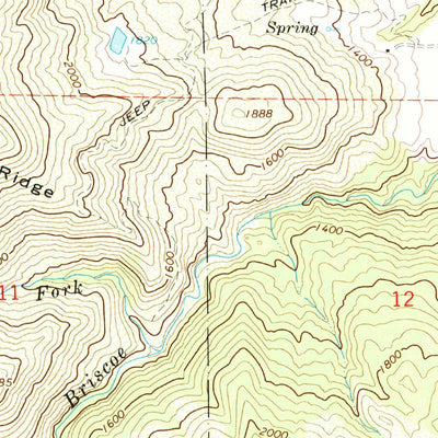 United States Geological Survey Elk Creek, CA (1968, 24000-Scale) digital map