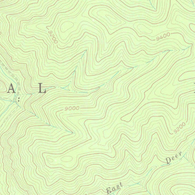 United States Geological Survey Elk Creek, CO (1960, 24000-Scale) digital map