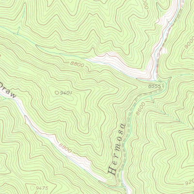 United States Geological Survey Elk Creek, CO (1960, 24000-Scale) digital map