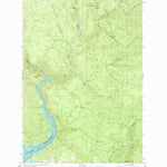 United States Geological Survey Elk Creek Falls, ID (1969, 24000-Scale) digital map