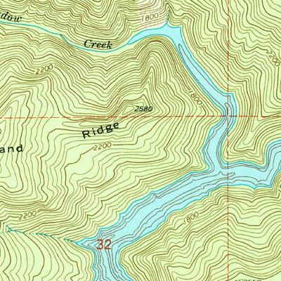 United States Geological Survey Elk Creek Falls, ID (1969, 24000-Scale) digital map
