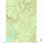 United States Geological Survey Elk Creek Falls, ID (1994, 24000-Scale) digital map
