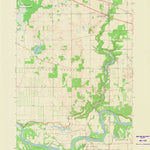 United States Geological Survey Elk Creek Lake, WI (1972, 24000-Scale) digital map