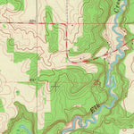 United States Geological Survey Elk Creek Lake, WI (1972, 24000-Scale) digital map