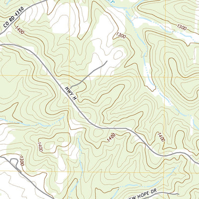 United States Geological Survey Elk Creek, MO (2021, 24000-Scale) digital map