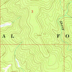United States Geological Survey Elk Creek, MT (1966, 24000-Scale) digital map