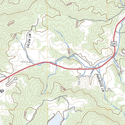 United States Geological Survey Elk Creek, VA (2022, 24000-Scale) digital map