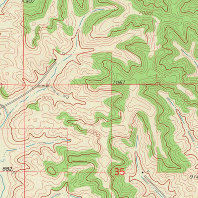 United States Geological Survey Elk Creek, WI (1973, 24000-Scale) digital map