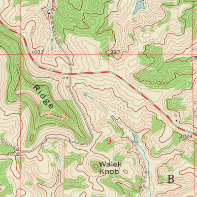 United States Geological Survey Elk Creek, WI (1973, 24000-Scale) digital map