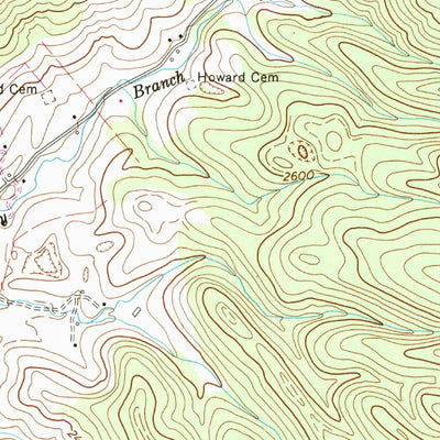 United States Geological Survey Elk Garden, VA (1958, 24000-Scale) digital map