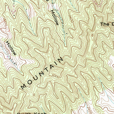 United States Geological Survey Elk Garden, VA (1958, 24000-Scale) digital map